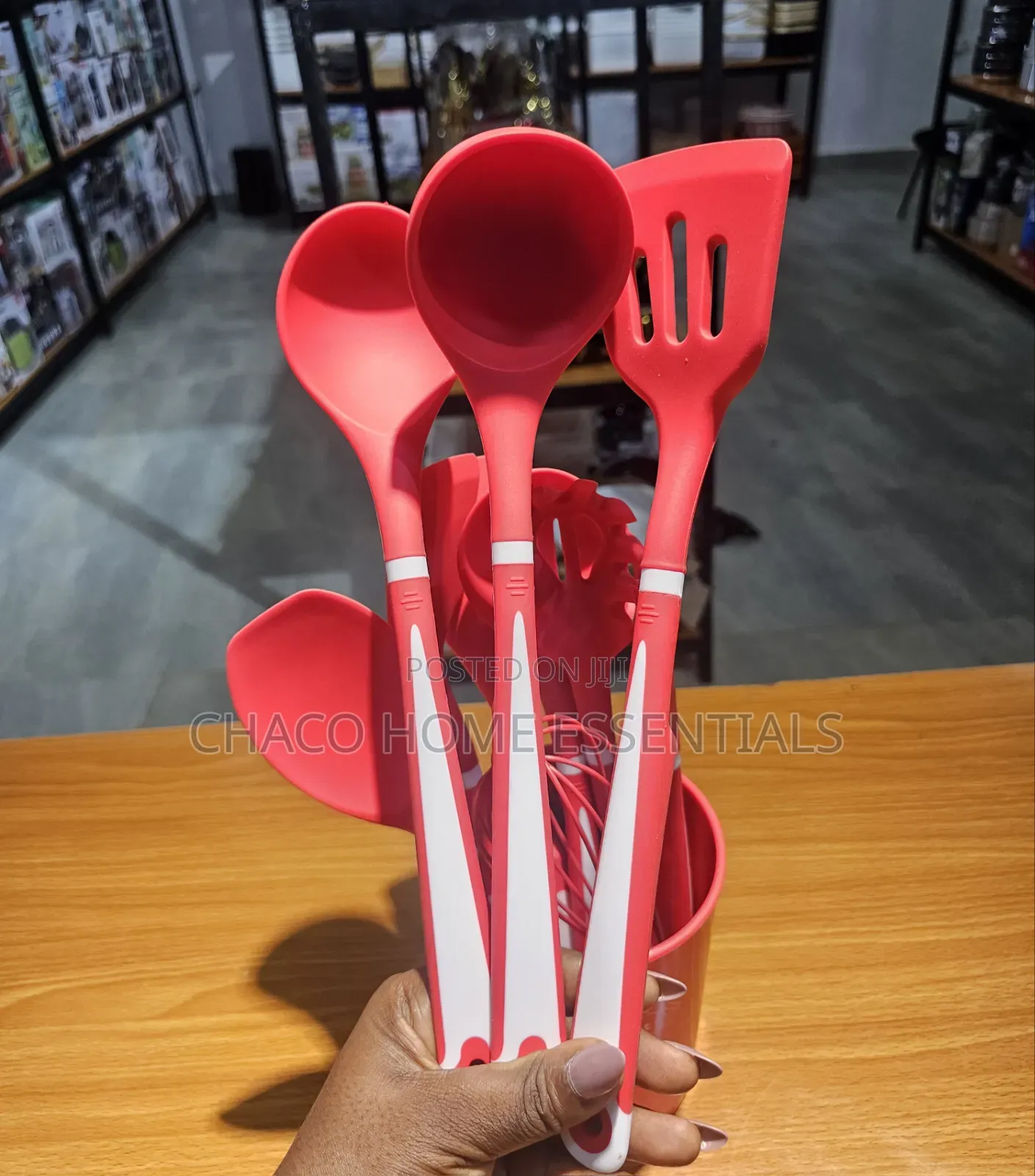 12-Piece Silicone Kitchen Utensils Set With Holder