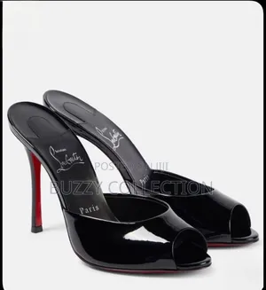 Luxury Christian Louboutin Heeled Slippers