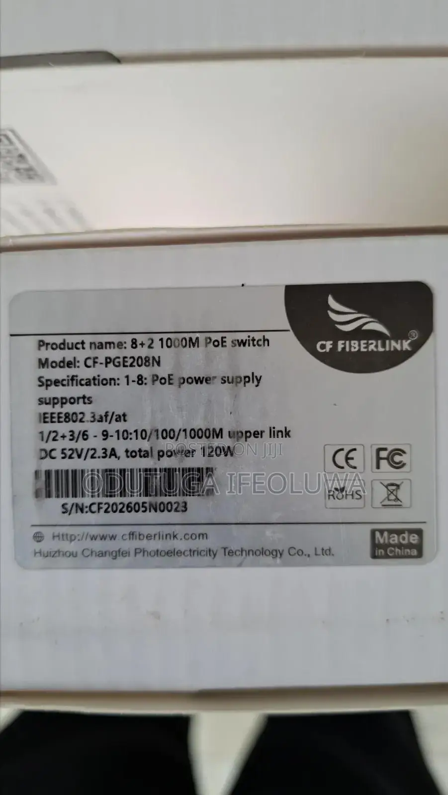 8 Port Fiberlink Switch