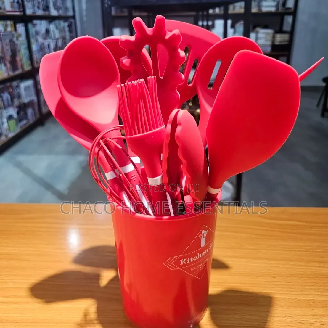 12-Piece Silicone Kitchen Utensils Set With Holder