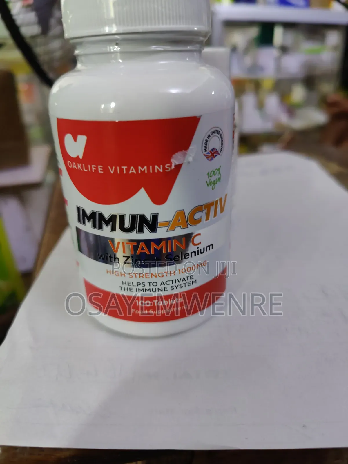 Immun Activ Vitamin C With Zinc +Selenium