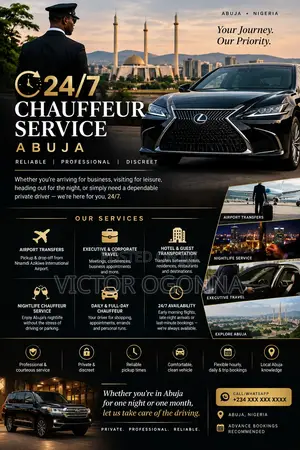 Abuja Private Chauffeur- 24/7