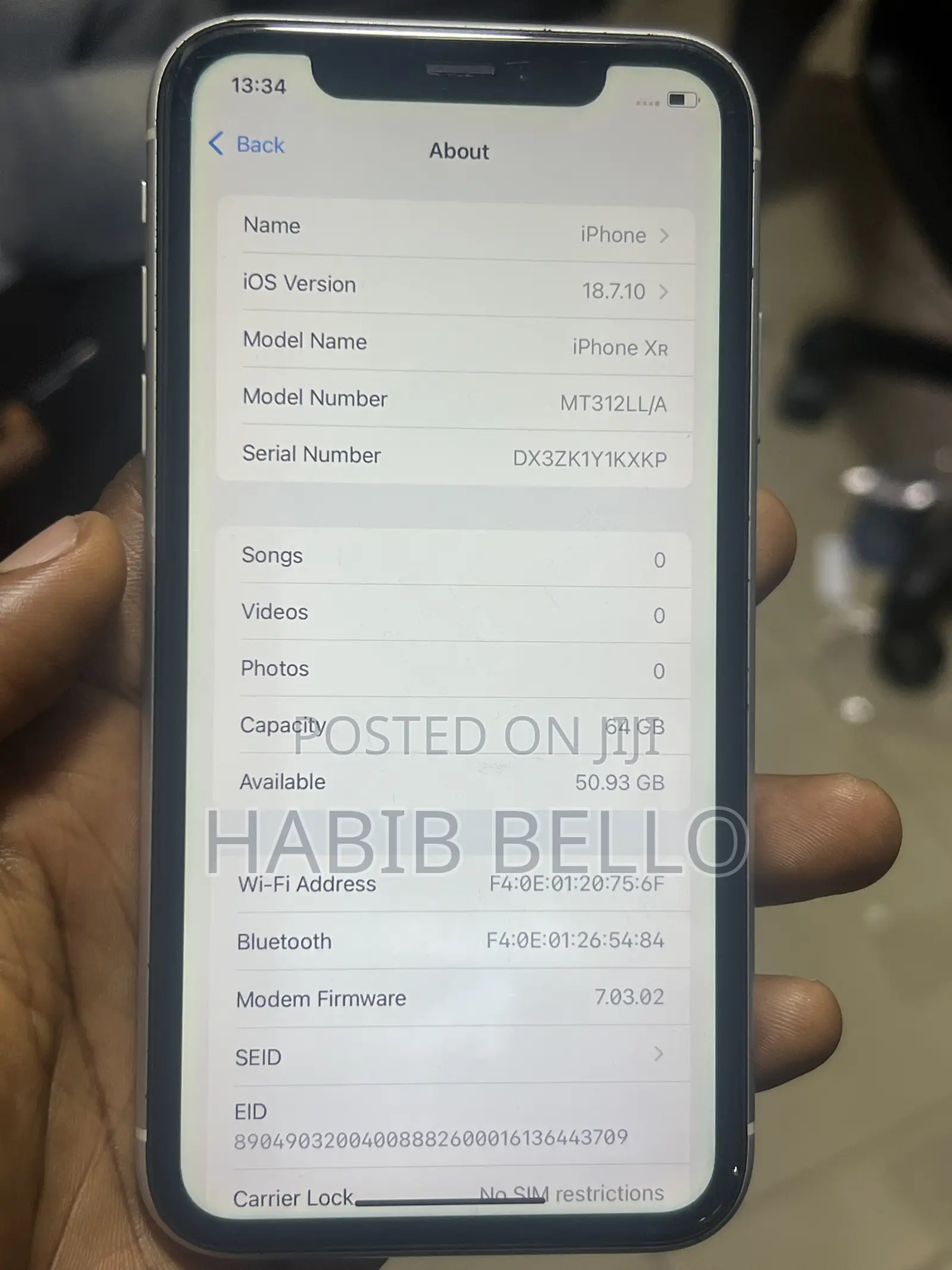 Apple iPhone XR 64 GB White