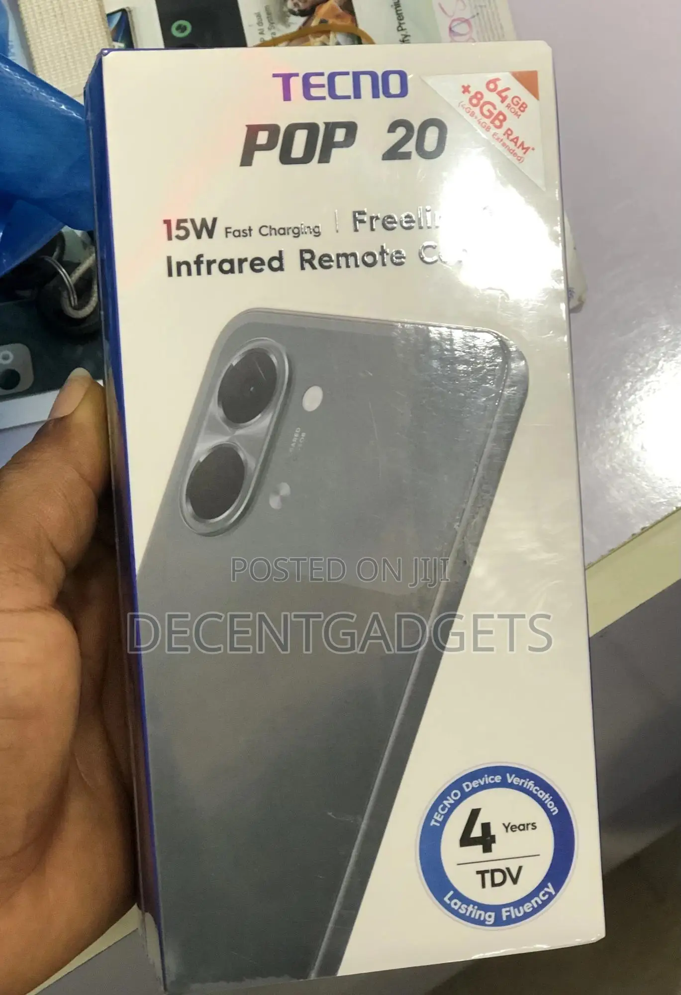 New Tecno Pop 20 64 GB Black