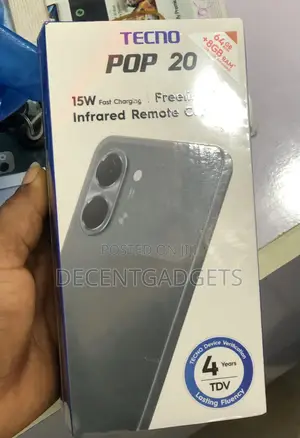 New Tecno Pop 20 64 GB Black