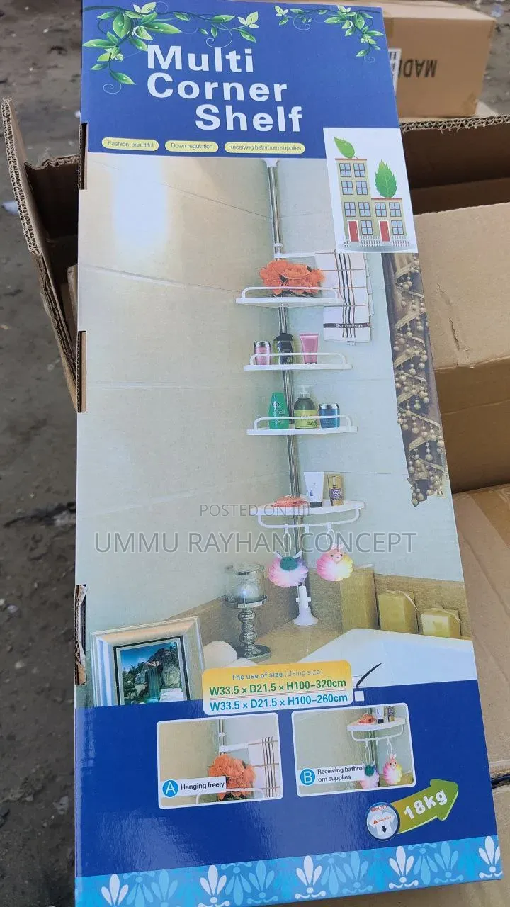 4 Layer Bathroom Shelf