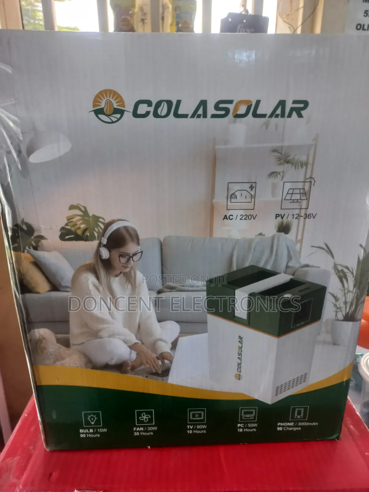Cola 1000 Solar Generator With 1kwh Lithium Battery