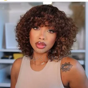 10” Celebrity Fringe  Human Hair