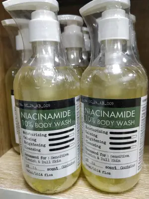 Niacinamide 10% Body Wash 300ml – Brightening Moisturizing