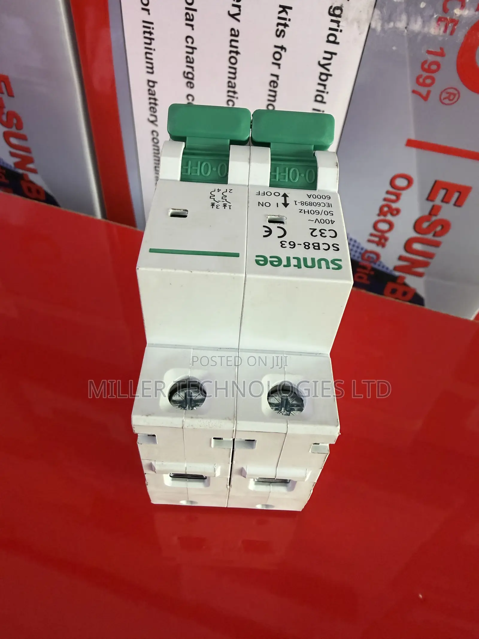 32A Suntree AC Double Pole MCB – SCB8-63