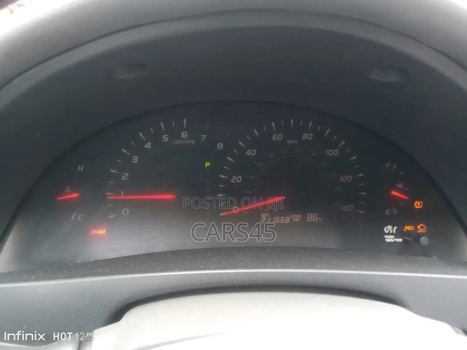 Toyota Camry 2007 Red