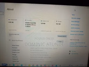 Laptop Lenovo IdeaPad 110 8GB Intel Core i5 HDD 1T