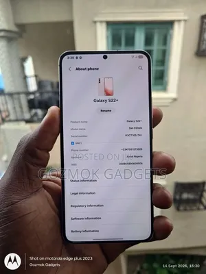 Samsung Galaxy S22+ 5G 256 GB Gold