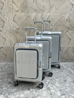 Premium Silver Hard Shell Spinner Luggage