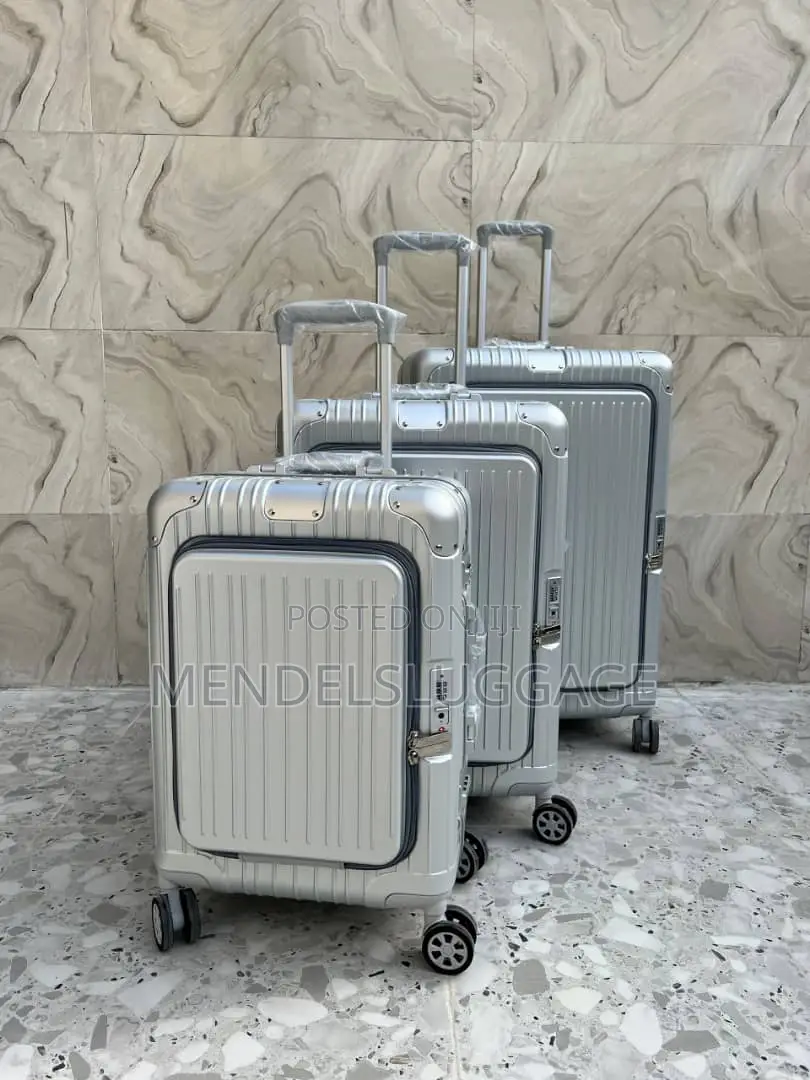 Premium Silver Hard Shell Spinner Luggage