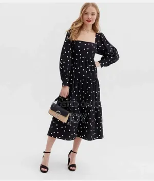 Lovely Polka Dot Thrift Dress/Gown (Size 8)
