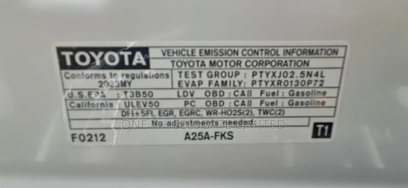 Toyota Camry 2023 White