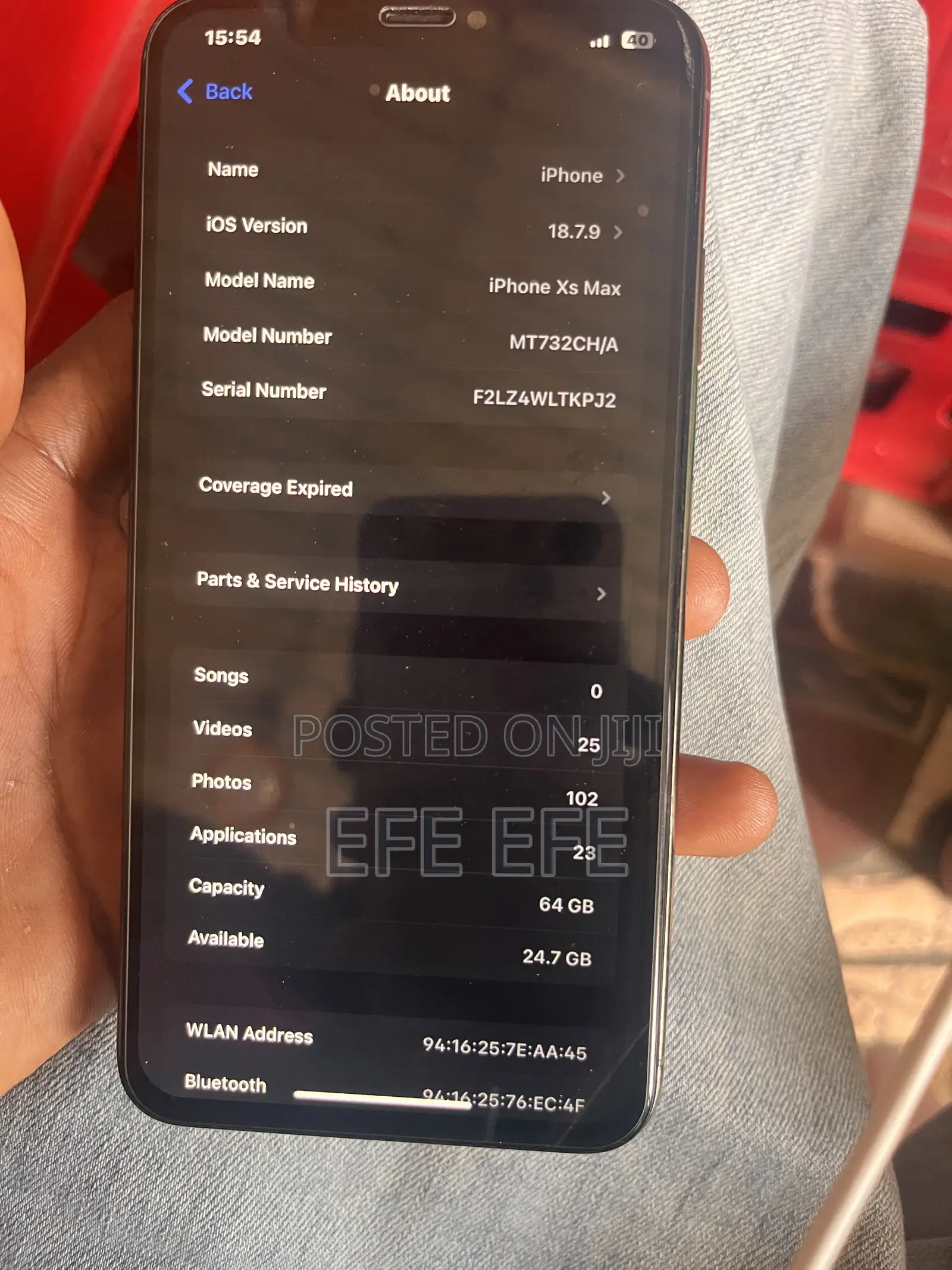 Apple iPhone XS Max 64 GB Silver
