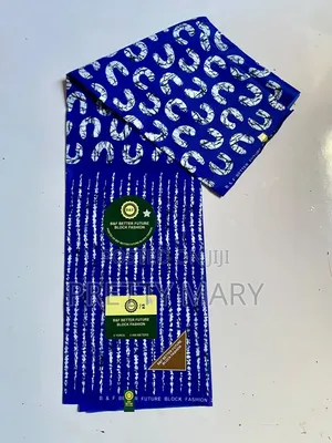 Blue Better Future Ankara Fabric