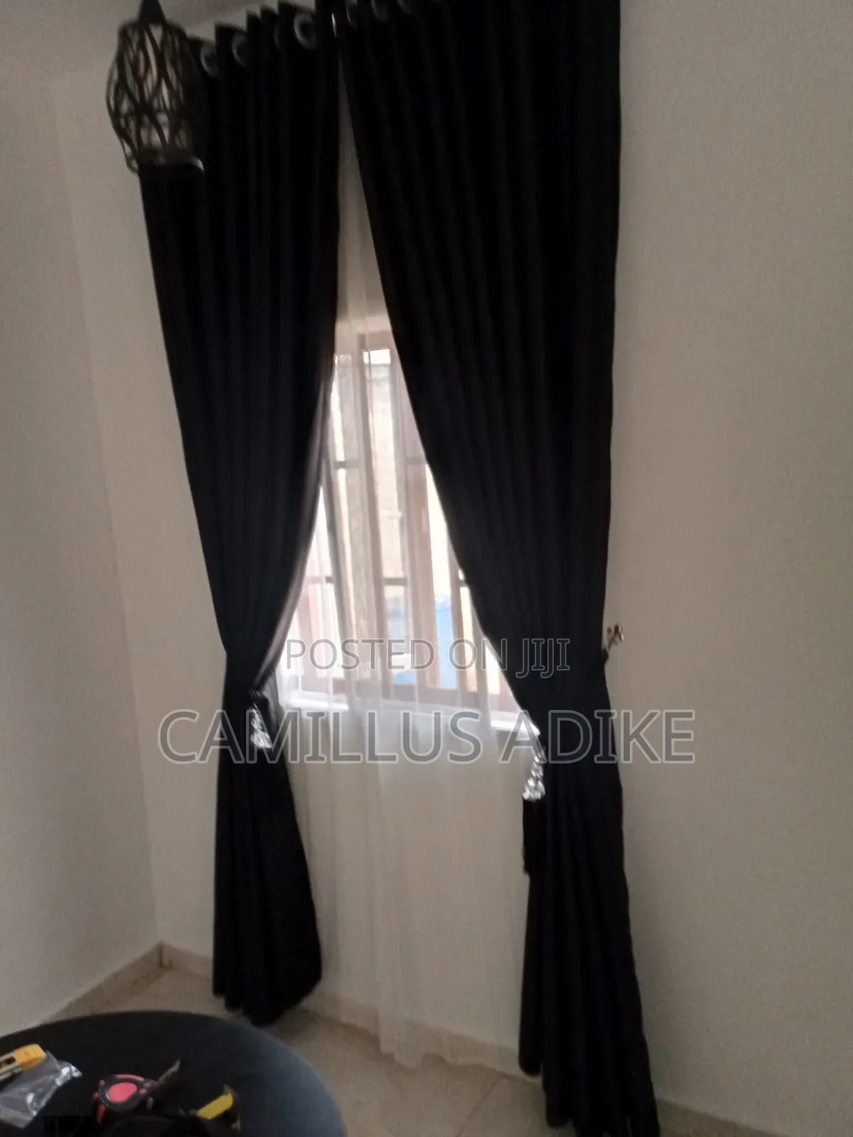 Black Drape Curtains