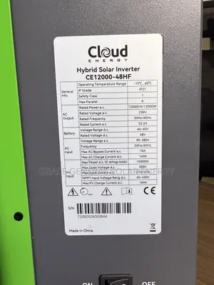 12kva 48v Cloud Energy Hybrid Inverter