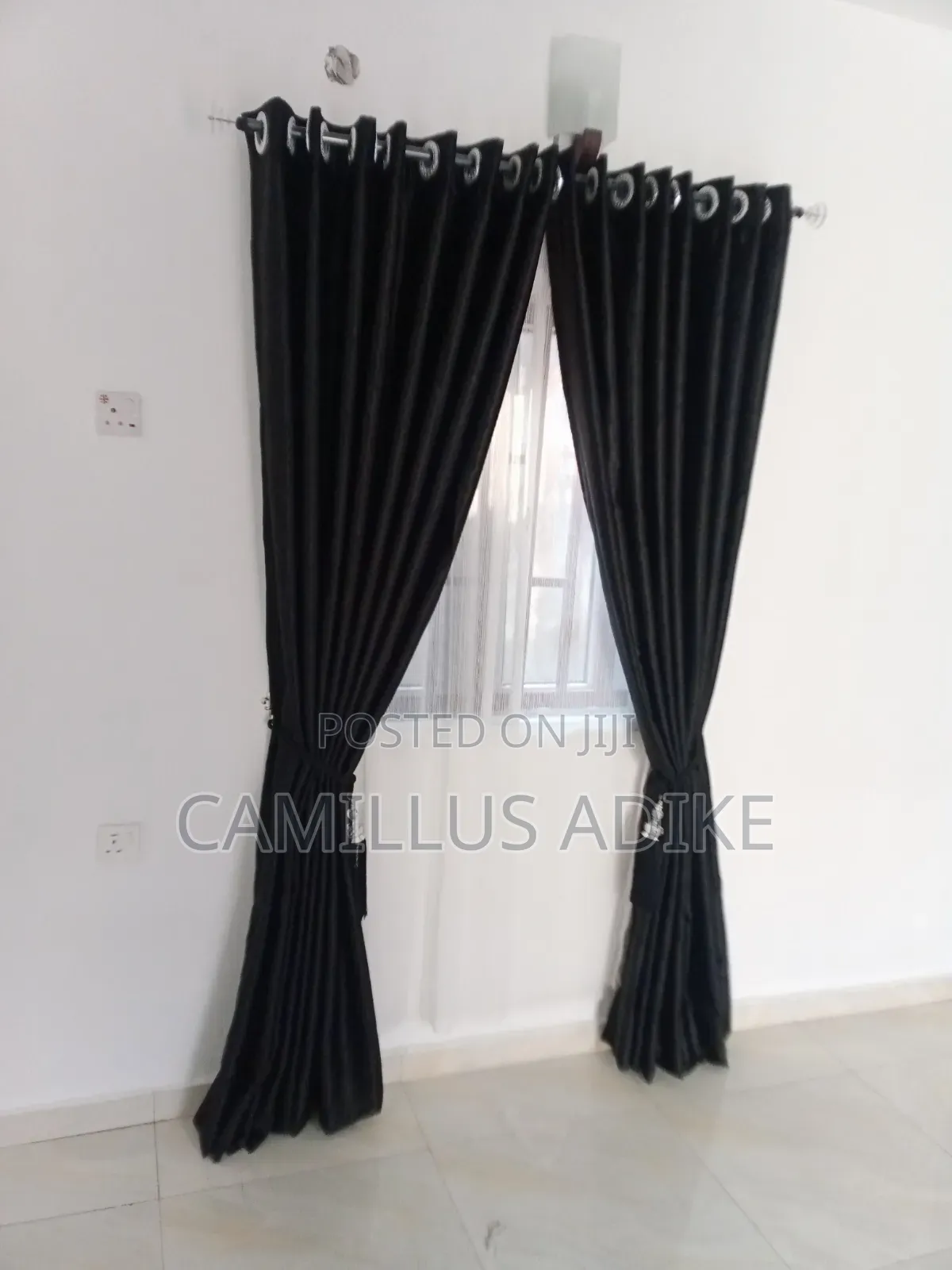 Black Drape Curtains
