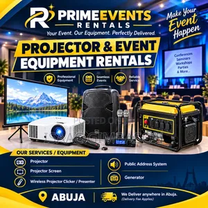 Projector, PA System & Generator Rental in Abuja