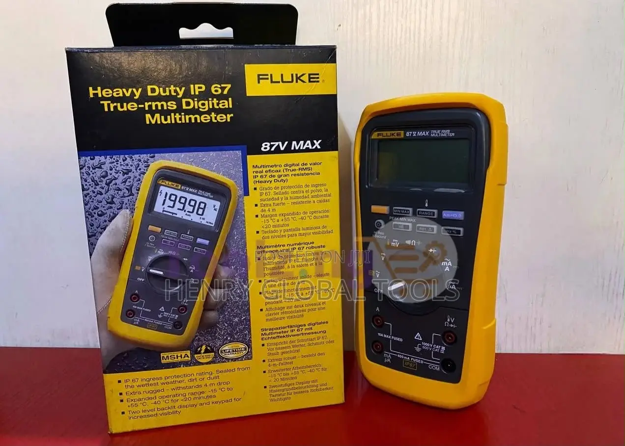 Fluke 87V MAX Heavy-Duty True-RMS Digital Multimeter