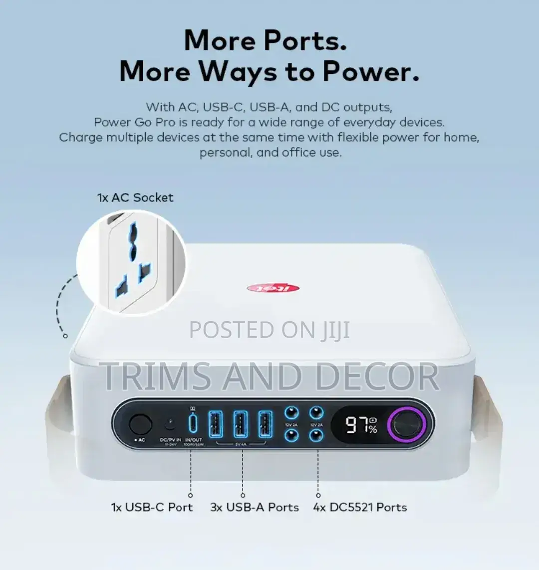 Itel All-in-One Power Go Pro