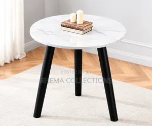 Stylish Round Wooden Coffee Table