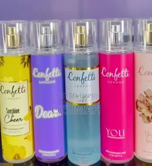 Confetti Body Mist and Sprays
