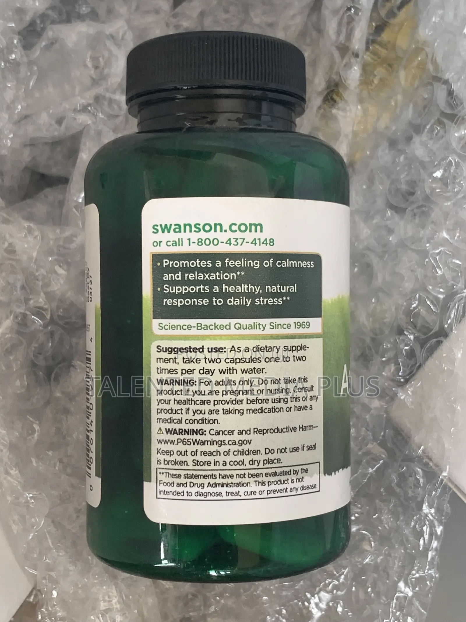 Ashwagandha Whole Root Herbal Formula, 450 Mg/ 100 Caps