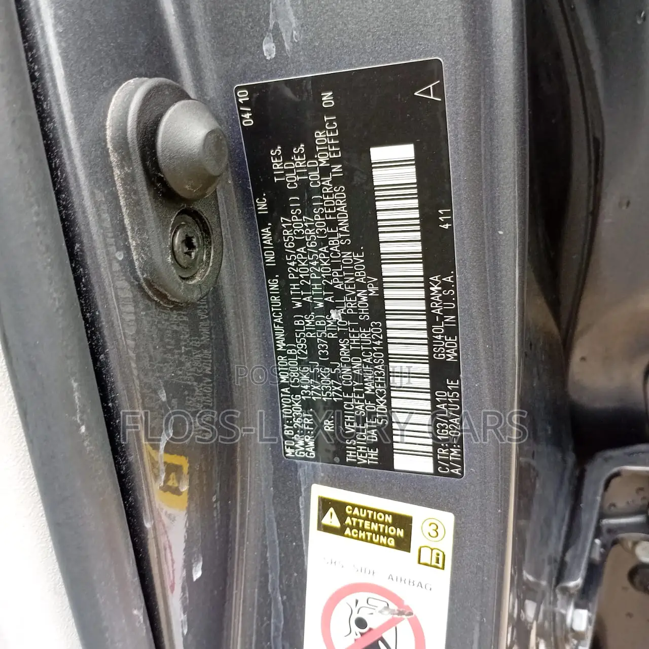Toyota Highlander SE 2010 Gray