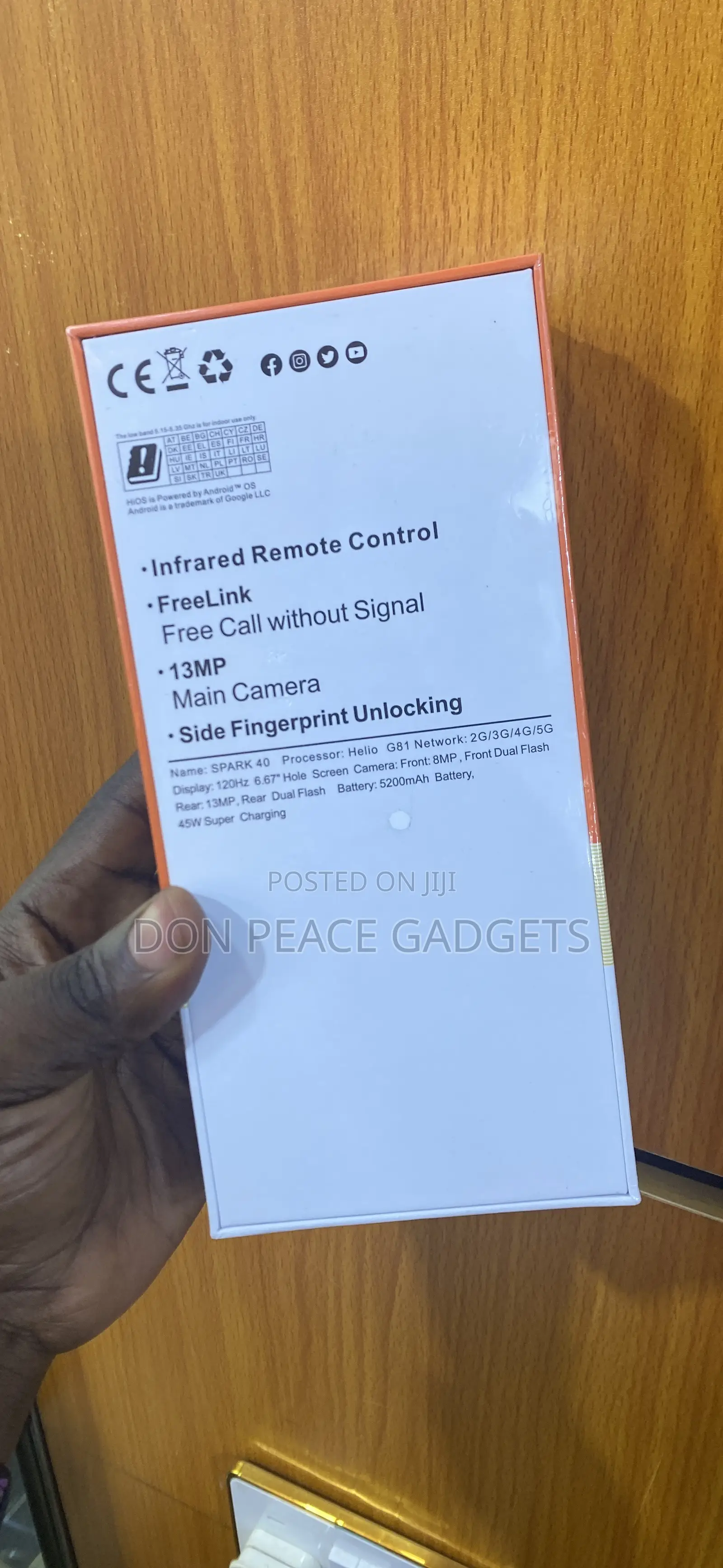 New Tecno Spark 40 256 GB