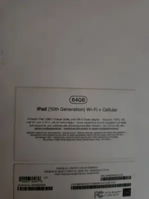 New Apple iPad (2022) 64 GB