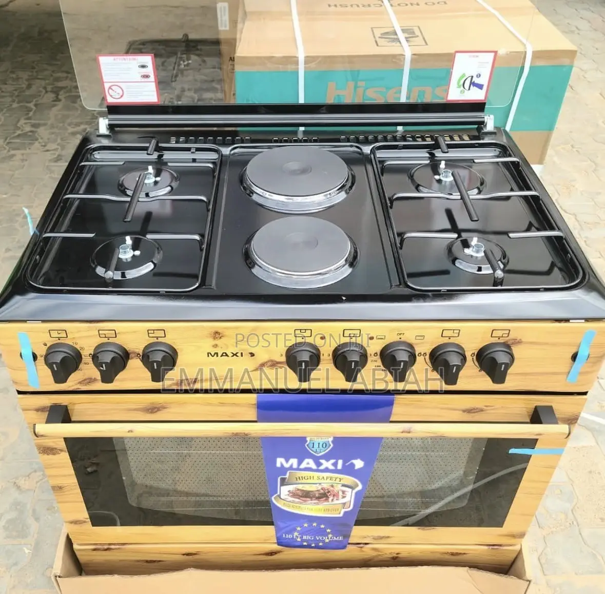 Maxi 6 Burner Gas Cooker