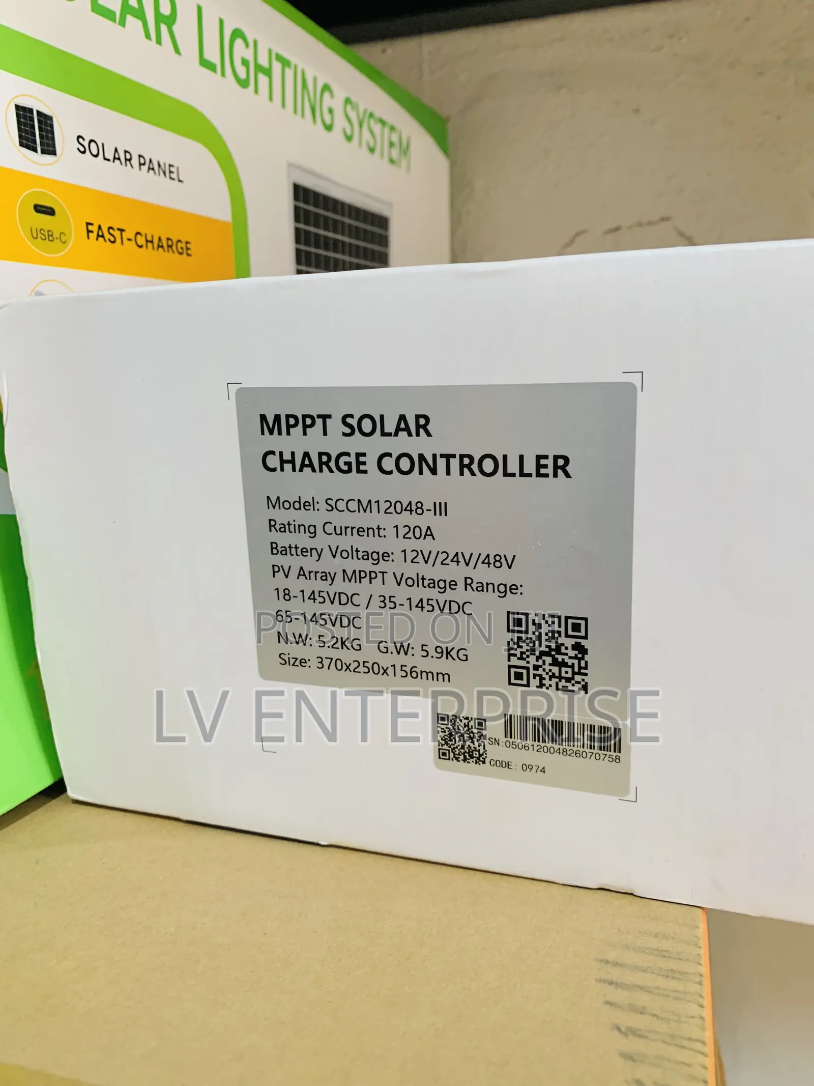 MPPT Controller 120 Ah 48v