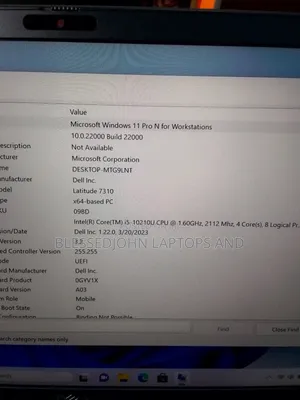 Laptop Dell Latitude 7310 8GB Intel Core i5 SSD 256GB
