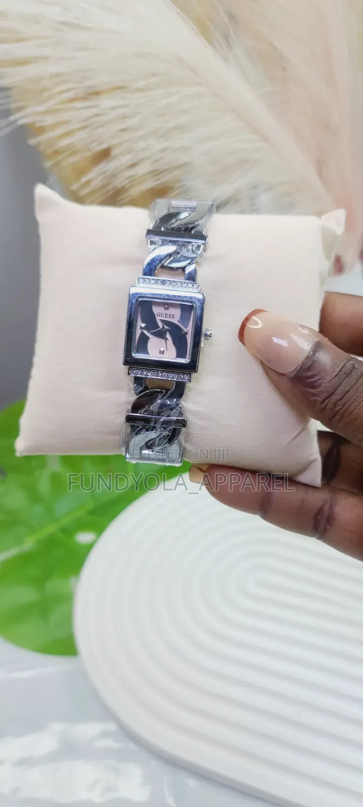 Guess Silver Chain Wristwatch