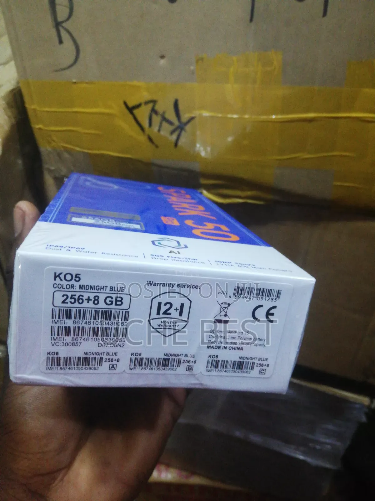 New Tecno Spark 50 128 GB Orange