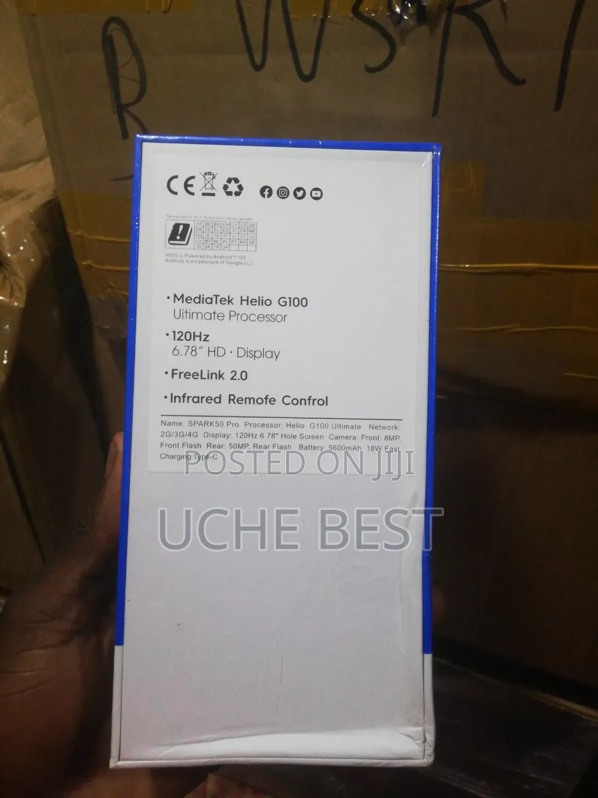 New Tecno Spark 50 128 GB Orange