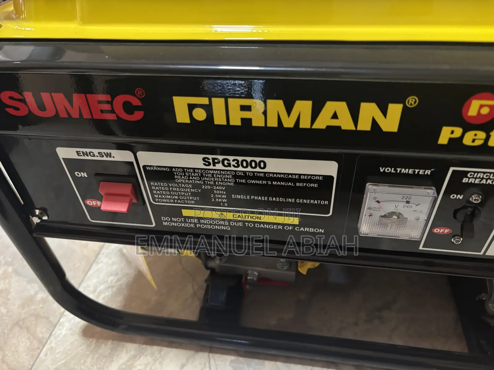Sumec Firman 2.5kva Generator