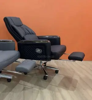 Big Reclining Executive Office Chair With Footrest