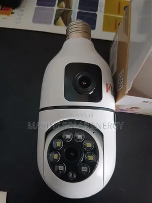 Dual Lens Bulb CCTV Camera Wifi Lndoor/Outdoor