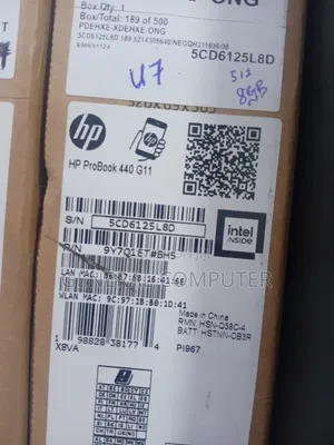 New Laptop HP ProBook 440 8GB Intel Core Ultra 7 SSD 512GB