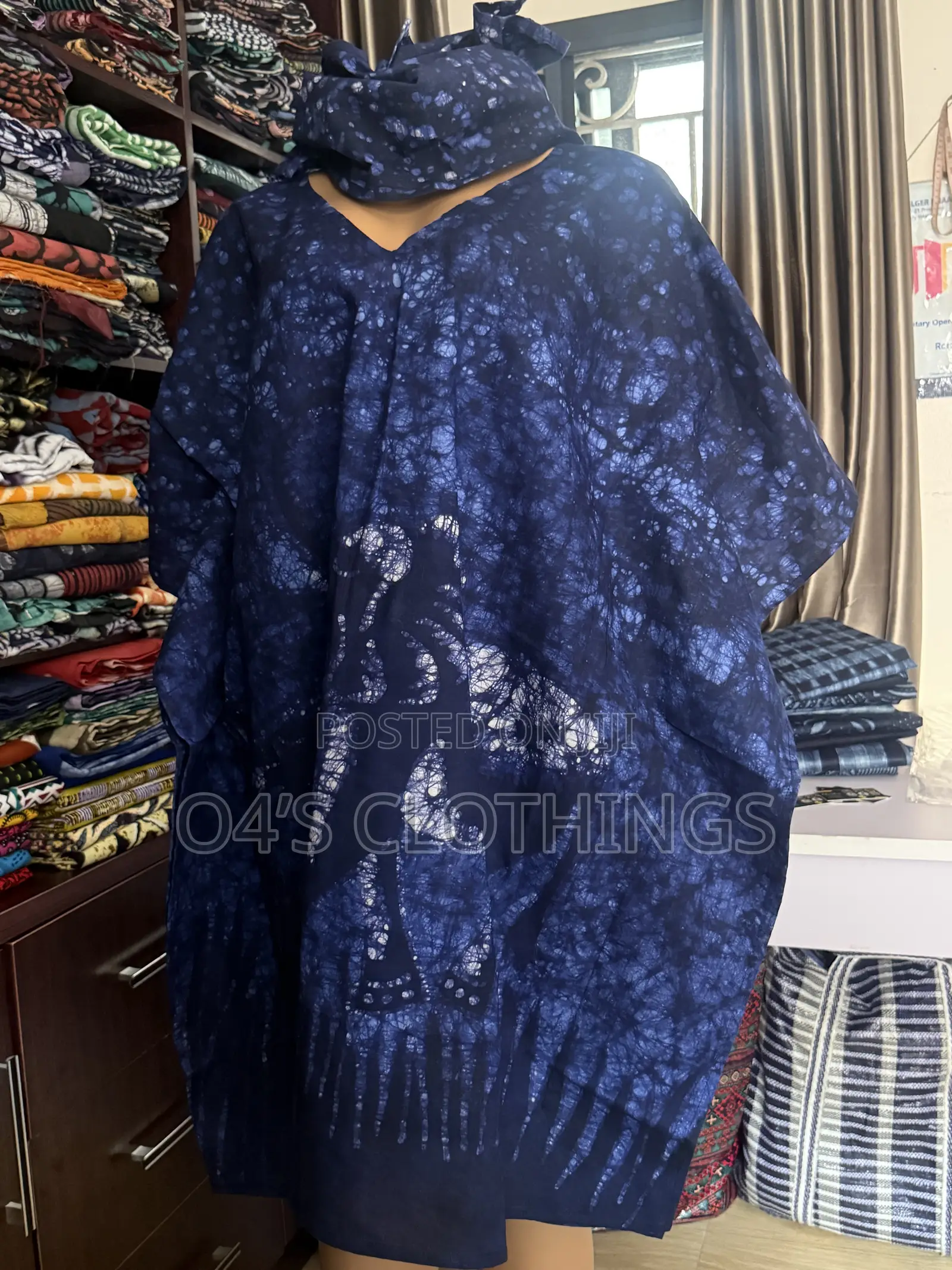 Short Adire Boubou