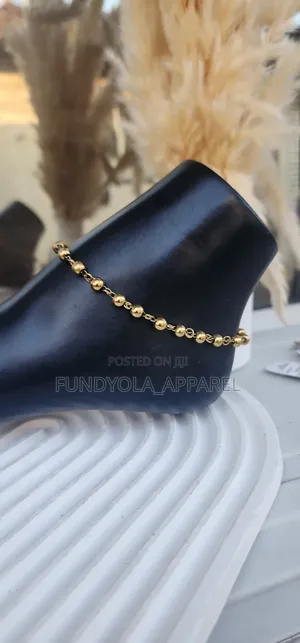 Non Tarnishing Gold Steel Anklet Leg Chain