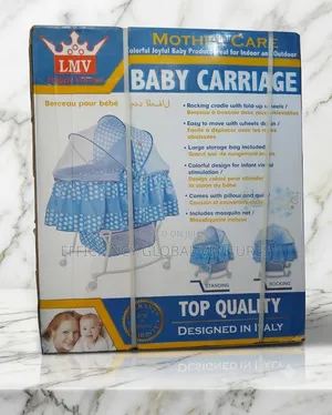 MotherCare LMV Baby Carriage Convertible Rocking Bassinet/Nursery Bed