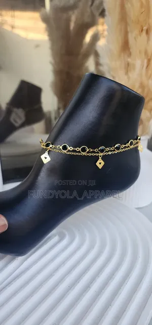 Gold Layered Anklet Leg Chain
