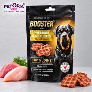 BOOSTER Premium Jerky Cuts – Chicken Turkey | Hip Joint Dog Treats